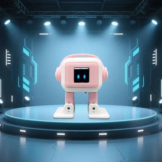 ai 스마트 대화형 선물 AI EMO 로봇 ESP32S3 메인 컨트롤 1.54인치 화면 지능형 인터랙티브 로봇 음성 인식 동반자 용, Russian, Pink and White