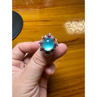 正港寶石 藍色蛋白石 蛋白石擺件 天然寶石 居家裝飾品