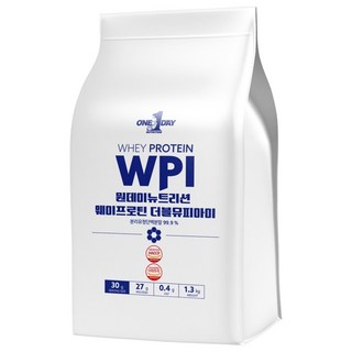 원데이뉴트리션 웨이프로틴 단백질 WPI 포대유청, 1.3kg, 1개