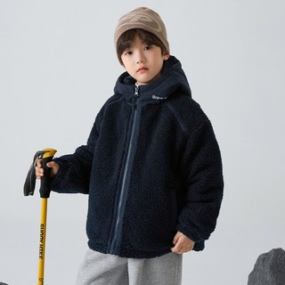 밀크봉봉 초등생 남아 뽀글이 후드 점퍼(G180)