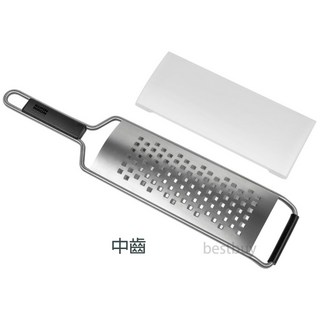 瑞康 Kuhn Rikon Essential 系列 萬用 刨絲器 刨絲刀 刨刀 附蓋子, 1個, 中齒