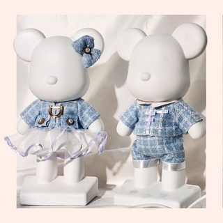 28cm 대형 석고방향제 토이베어, 봄이왔다 봄 (남 블루수국), 에어디향