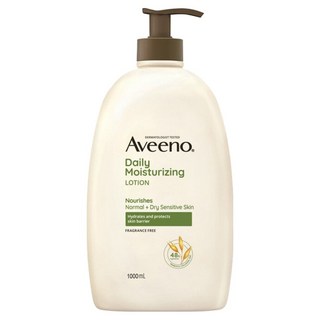 Aveeno 艾惟諾燕麥保濕乳 溫和滋潤乾燥敏感肌 長效保濕鎖水 全家適用, 1瓶, 1L