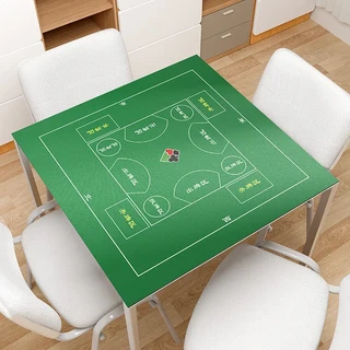 60x60cm 마작 매트 미끄럼 방지 Guandan 테이블 소음 포커 카드 보드 용 부드러운 게임, 14 60x60cm