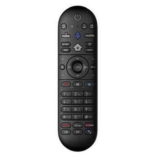 KT 정품 기가지니 리모컨 (유투브 넷플릭스 디즈니 ) (브랜드 잉크 바펜 증정) [스크래치 있음/건전지 포함/당일배송], 1개