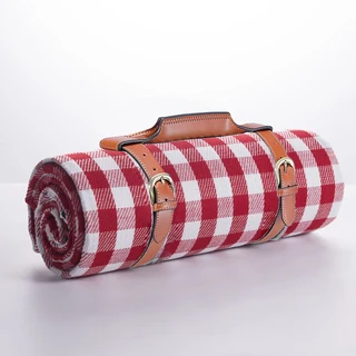 초대형 피크닉 담요 휴대용 및 방수 Sandproof 접이식 야외 패션 핸디 매트, 01 200cm X 150cm, 01 빠른, 04 Red white check