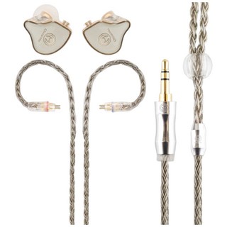 川木 珍珠PEARL 動圈入耳式耳機 M205 一鐵一圈 耳道式 2pin 0.78 監聽耳機, 珍珠白, 552106511548416