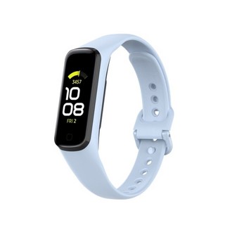 Samsung Galaxy Fit 2 SM R220 스포츠 시계 팔찌 용 다채로운 실리콘 스트랩 Samsung Fit 2 smartwatch 용 교체 시계 밴드, 라이트 블루