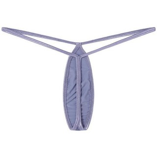 【可開票】-丁字褲女 冰絲絲滑一根綫誘惑 透明薄款一字型T褲-MONO單色主義, 白色,均碼(85斤-135斤內)