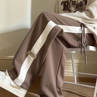 寬褲 加絨加厚休閒褲 直筒闊腿褲