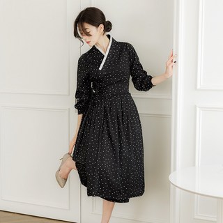 생활한복에 생활한복을 더한 철릭 원피스 빅사이즈 퓨전의상