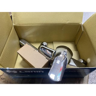 藍英LA521廚房壁式龍頭, 1個, 銀色