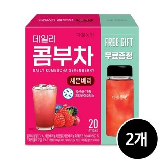 다농원 데일리 콤부차세븐베리 20T+20T, 5g, 20개입, 2개