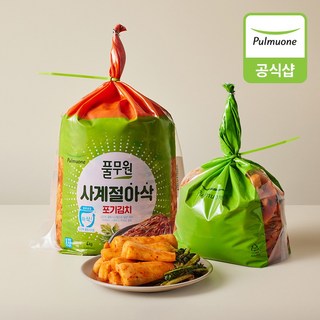 [풀무원] [생산직송] 사계절아삭포기김치4kg+총각김치2kg, 포기김치 4kg+총각김치 2kg, 1개