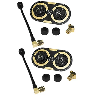 Maple 무선 안테나 원형 편광 FPV Fatshark SKYZONE EV200D RC 레이싱 고글 11dBi 5.8GHz SMA, 04 2PCS 14CM SMA Fatsha