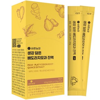 목이 너무 힘들고 불편할때 효과빠른 국내산 100% 배도라지즙 바른농장 유산균7종 함유, 1박스, 300g