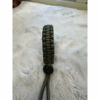 手工編織傘繩 防失手繩/防丟繩/環保飲料提繩/隨身飲料手環 減塑/自由潛水/水肺潛水/相機/GoPro/手電筒, 綠,長款