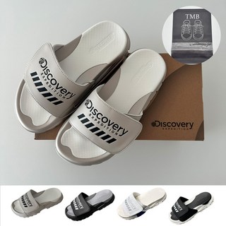 [백화점정품] 디스커버리 사무실 학교 슬리퍼 편안한 실내화 키높이 BKSD DCSL01+TMB파우치