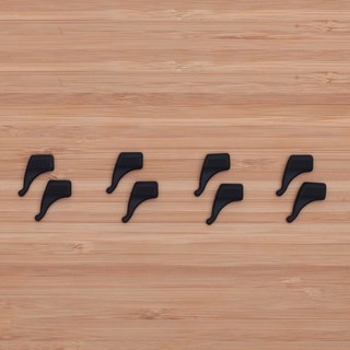 안경귀고무 귀걸이 귀팁 흘러내림방지 미끄럼방지 실리콘 안경고정 소형 검정 4쌍, 귀고무-소-검정-선택7, 1개