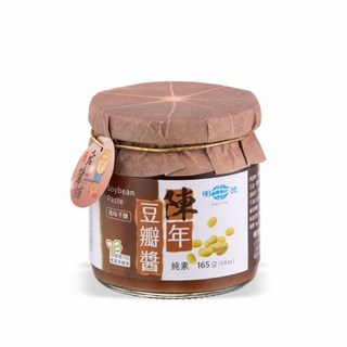 明德食品 風味手釀豆瓣醬(165g/罐) 純素 不辣 岡山豆瓣醬, 1個