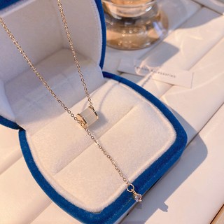 珍珠鎖骨鏈 韓版ins風 鈦鋼項鍊 高級感 百搭小眾 吊墜配飾 上班通勤 不易褪色 輕奢質感 百搭耐看 送禮首選 氣質女神 時尚單品