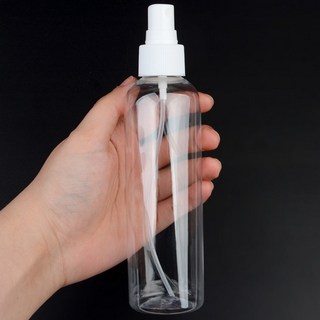 젠트상사 투명 스프레이 공병 200ml 미스트 소분 용기 플라스틱, 1개