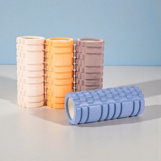 홈트 폼롤러 33cm 스트레칭용 홈케어 필라테스 헬스 요가 마사지 986000ea (개), 퓨전코랄