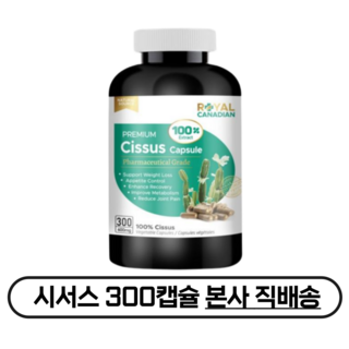 캐나다 로얄 캐네디언 100배 고농축 시서스 300캡슐 알약 다이어트식품, 300회분, 1개