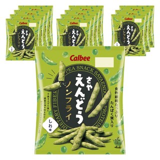 Calbee 卡樂比 鹽味豌豆餅, 12包, 61g