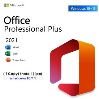 마이크로소프트 MS 오피스 2021 프로플러스 MS Office 2021 ProPlus 1PC영구사용, 1개
