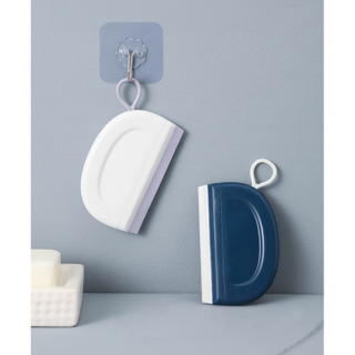 와이엔디샵 다용도 미니 핸드 욕실 거울 유리창 물기제거 청소도구 2p, 화이트,네이비, 2개