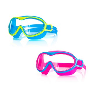 WAVE 大框防霧兒童泳鏡 M1416，舒適防水，清晰視野, 1個, 玫紅