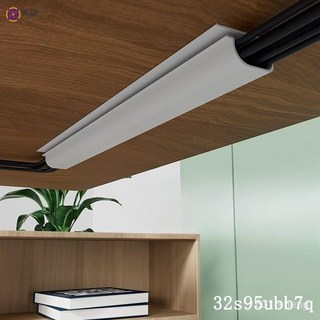 桌下理線架 電線收納神器 電腦線整理集線盒 免打孔集線盒 電線收納盒 電線整理藏線盒, 白色40CM【大號】,無規格, 1個