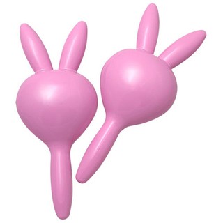 마라카스 맥키 핑크토끼마라카스 2개 1세트 타악기 유아 아기 어린이악기 장난감악기 음악놀이