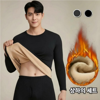 라라리치 남성 프리미엄 겨울 융털 두툼한 기모 내의 상하의 세트