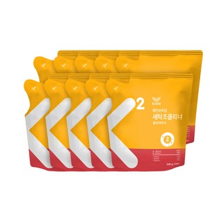 레인보우샵 세탁조클리너 클린파우치 330g, 10개