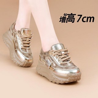 休閒運動鞋女2025秋季新款百搭鞋子厚底增高韓版帆布防滑板鞋女款