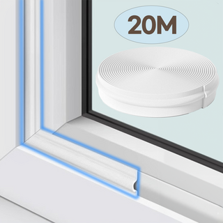 홈앤니즈 프리미엄 신소재 사계절 대용량 문풍지 20m, 1개, 화이트