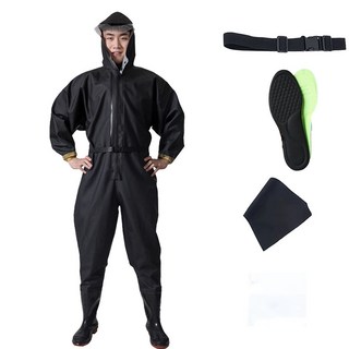 전신장화 해루질 장비 갯벌 낚시장화 산업용 갯벌체험옷 가슴장화 방수작업복, 275