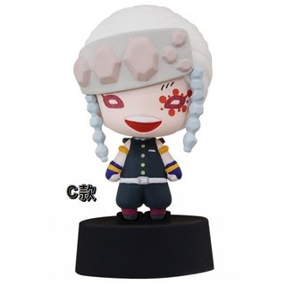 【M.M小舖】現貨 鬼滅之刃二頭碳公仔 P3 鬼滅 豆豆眼 鬼殺隊 柱 全4款, 1個, C款/宇髓天元-音柱 3V680S