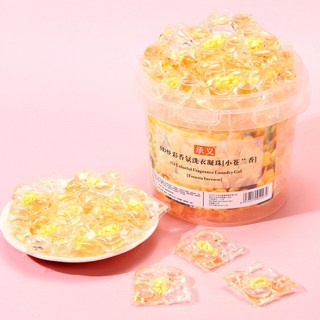 五閤一洗衣凝珠，五效合一，強力去汙，持久留香洗衣膠球, 1個, 五合一小蒼蘭 30粒桶裝