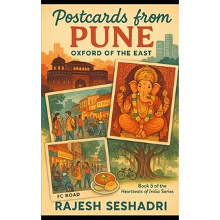 (英文圖書)Postcards from Pune: Oxford of the East: Book 5 of the Heartbeats of India Series 平裝版, Independently Published, 英文