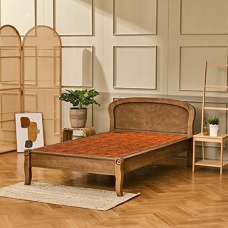 명품의료기 [전용패드 증정] DS 2232SS 슈퍼싱글 황토숯볼 흙침대, 브라운