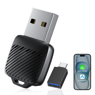 로푸 자동차 무선 카플레이 안드로이드 오토 2In1 무선 연결, M11