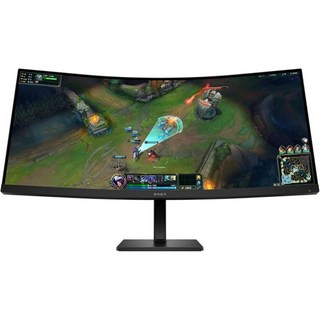 [관부가세포함] HP OMEN 34인치 WQHD 180Hz 곡면 게이밍 모니터 와이드 QHD 디스플레이(34, [관부가세포함] HP OMEN 34인치 WQHD 180