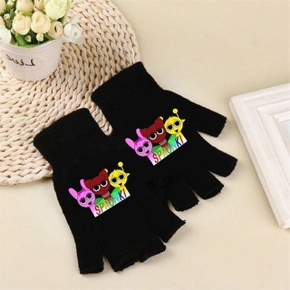 節奏盒子兒童秋冬手套2025新款女童五指全指套男童寶寶毛絨保暖手套