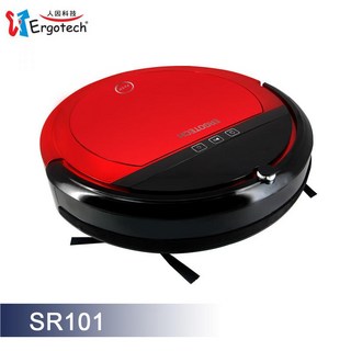 人因 SR101 第三代吸掃拖多功能掃地機器人 掃地 拖地 除塵機 防碰撞 定時 內建陀螺儀 SLAM地圖清掃規劃, 1個