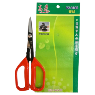 峰松園藝 高速刃物 日本SK5鋼 長足植木剪刀 KS-104 盆栽鋏 小枝剪刀, 1個