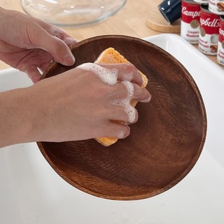 제로웨이스트 천연 수세미 양면 3개입 주방 설거지, 1세트