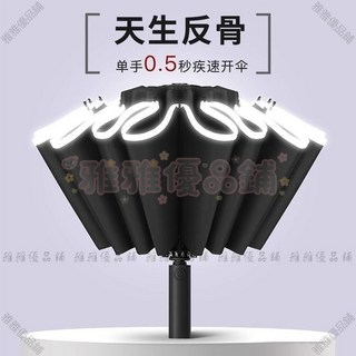 【開發票/統編】反向自動傘 32骨雨傘 - 反光高爾夫球傘兩用遮陽傘